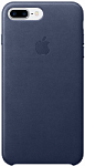 Чехол Apple Leather Case для iPhone 8/7 Plus темно-синий