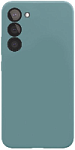 Чехол защитный VLP Silicone Case для Samsung Galaxy S23+, темно-зеленый