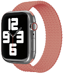 Ремешок нейлоновый плетёный VLP для Apple Watch 44/45mm, коралловый