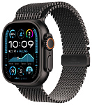 Apple Watch Ultra 2 (2024) 49mm Black Titanium Case with Black Titanium Milanese Loop, размер L