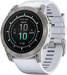 Смарт-часы Garmin Epix Pro (Gen 2) 51mm Sapphire Edition Titanium Whitestone (010-02804-11)