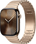 Apple Watch Series 10 46mm Gold Titanium Case with Gold Link Bracelet