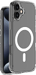 Чехол Deppa Gel Сrystal MagSafe для iPhone 16, прозрачный