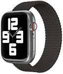 Ремешок нейлоновый плетёный VLP для Apple Watch 44/45mm, черный
