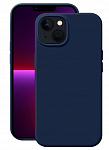 Чехол Liquid Silicone Pro для Apple iPhone 13 (синий графит)