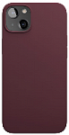 Чехол защитный VLP Silicone caseдля iPhone 13 Soft Touch, марсала