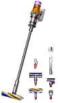 Пылесос Dyson V12 Detect Slim Absolute (SV46) желтый/никель