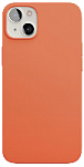 Чехол защитный VLP Silicone case with MagSafe для iPhone 13 mini, Soft Touch, оранжевый