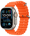 Apple Watch Ultra 2 GPS + Cellular, 49 мм, корпус из титана, ремешок Ocean оранжевого цвета