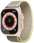 Ремешок нейлоновый VLP Trail Band для Apple Watch 44/45/49mm, бежевый-желтый