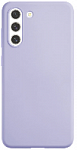 Чехол защитный VLP Silicone case Soft Touch для Samsung S21 FE, фиолетовый