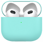 Чехол силиконовый Deppa для AirPods 3 мятный