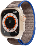 Ремешок нейлоновый VLP Trail Band для Apple Watch 44/45/49mm, синий-серый
