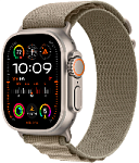 Apple Watch Ultra 2 GPS + Cellular, 49 мм, корпус из титана, ремешок Alpine оливкового цвета, размер M