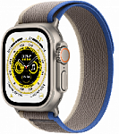 Apple Watch Ultra GPS + Cellular, 49 мм, корпус из титана, ремешок Trail синего/серого цвета, размер M/L