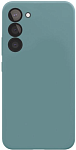 Чехол защитный VLP Silicone Case для Samsung Galaxy S23, темно-зеленый
