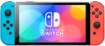 Игровая приставка Nintendo Switch OLED 64 ГБ, неоновый синий/неоновый красный