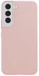 Чехол защитный VLP Silicone case Soft Touch для Samsung S22, светло-розовый