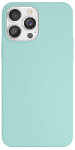 Чехол защитный VLP Silicone case with MagSafe для iPhone 14 Pro Max Soft Touch, бирюзовый