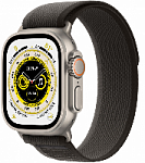 Apple Watch Ultra GPS + Cellular, 49 мм, корпус из титана, ремешок Trail черного/серого цвета, размер M/L