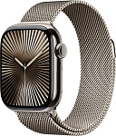 Apple Watch Series 10 42mm Natural Titanium Case with Natural Milanese Loop