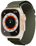 Ремешок нейлоновый VLP Extreme Band для Apple Watch 44/45/49mm, темно-зеленый